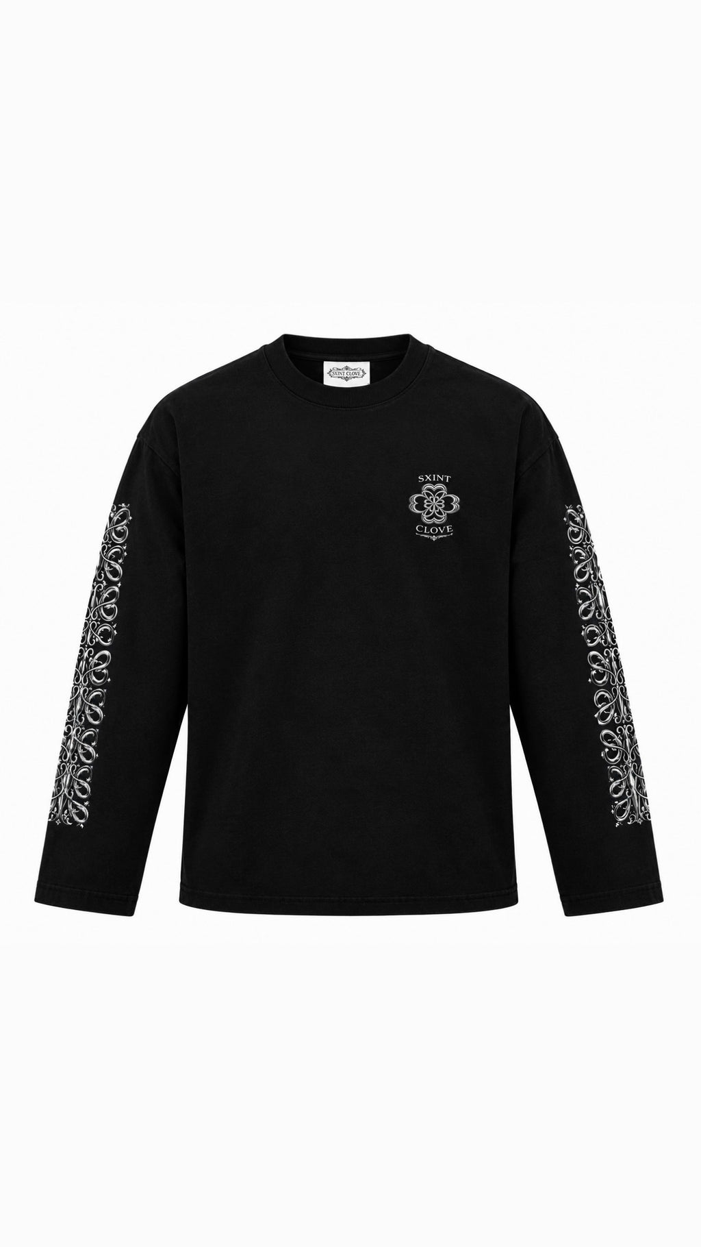 Signature SC Long Sleeve Tee – Silver Chrome