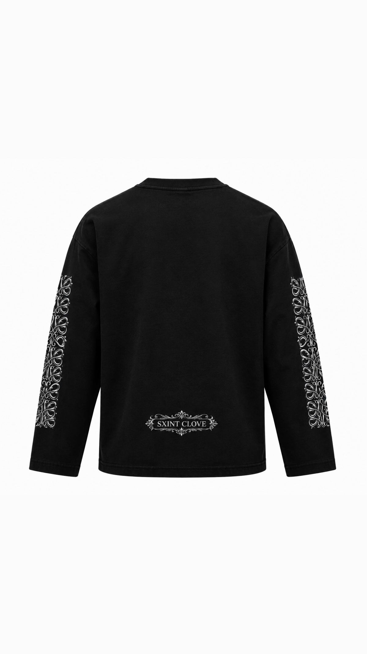Signature SC Long Sleeve Tee – Silver Chrome