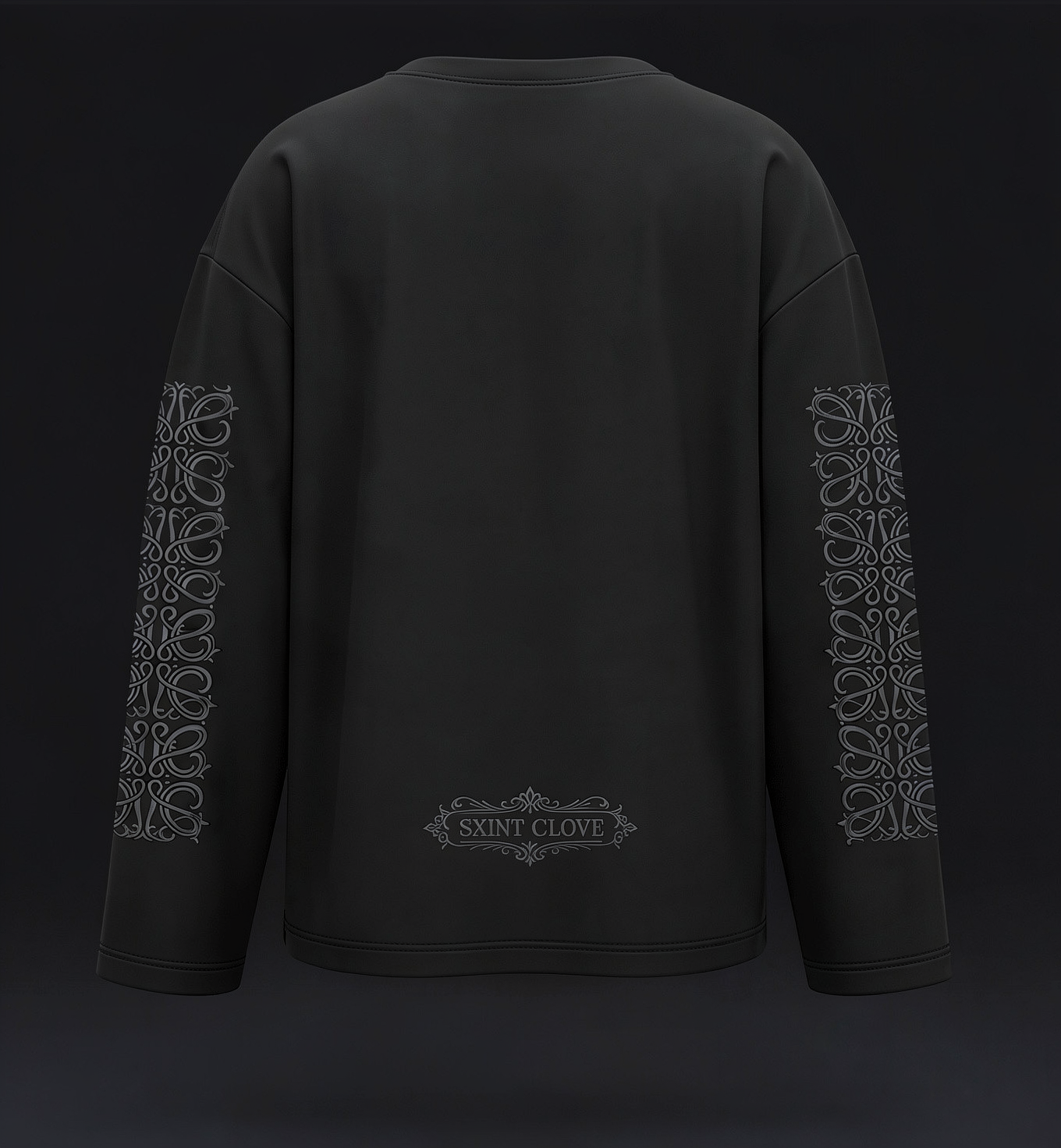 Signature SC Long Sleeve Tee – Black Chrome