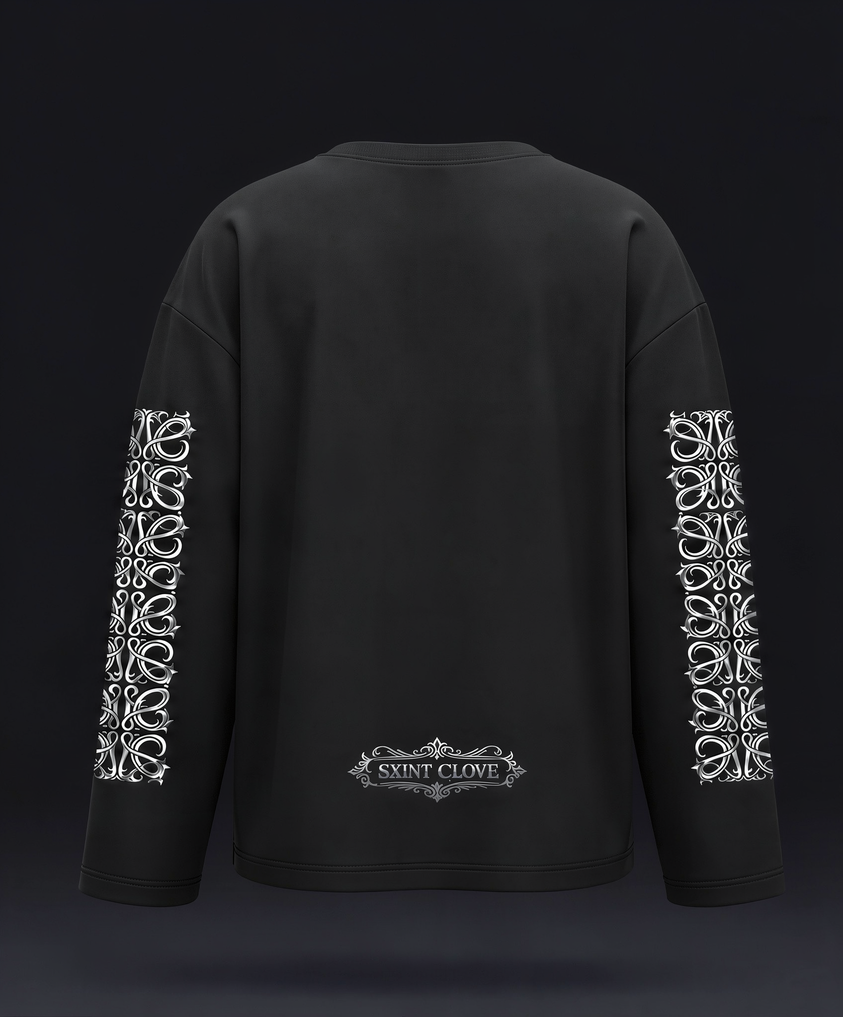 Signature SC Long Sleeve Tee – Silver Chrome